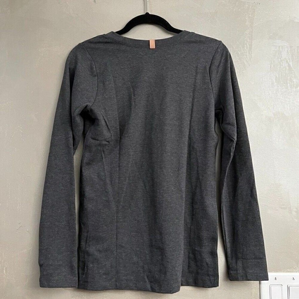 Lunya Restore Short Set 2 pc Long Sleeve Mercurial Gray Heather - Picture 7 of 9
